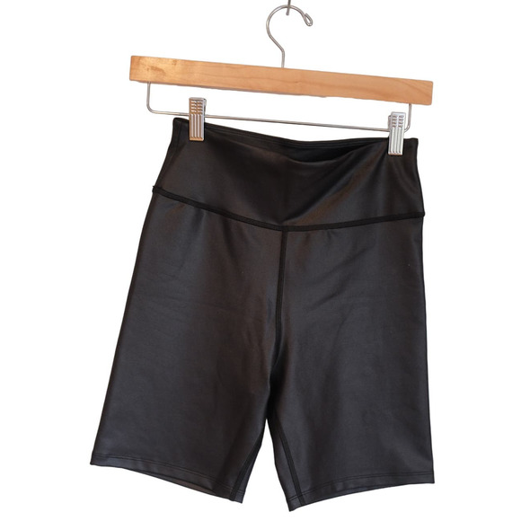 Women's Active by Abercrombie & Fitch YPB sculptLUX 7" Bike Shorts Black Size S - Picture 1 of 5